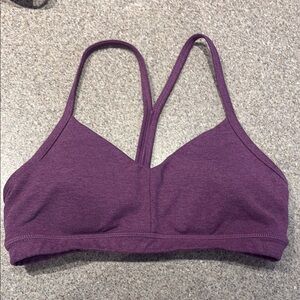 Fleo Purple Sports Bra Seamless Design